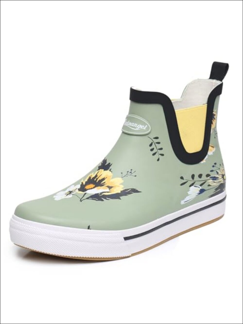 Unisex Ankle Rain Boots Waterproof Rubber Non-Slip Garden Work Shoes